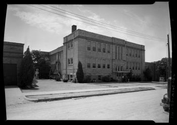 L.C. Anderson High School -- 1912 Building. Douglass, Neal; Photograph, January 1, 1950